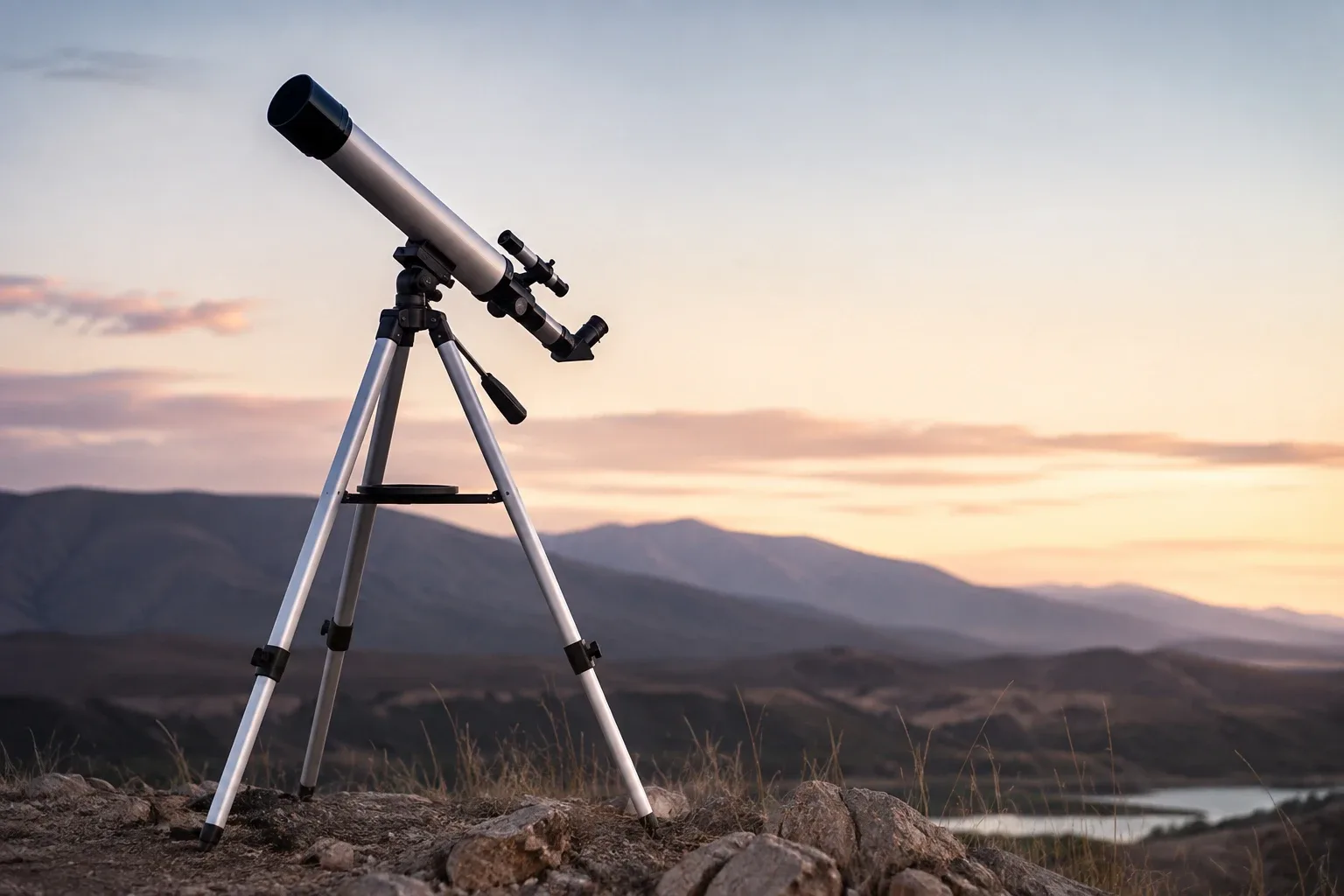 Telescopio Konus sobre trípode