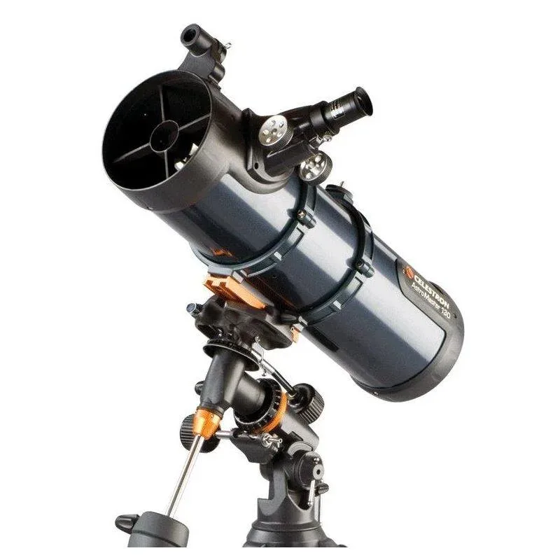 Para empezar con Celestron sin pagar de más, el AstroMaster N 130/650 EQ ofrece más apertura que los modelos de 70-90 mm por un precio…