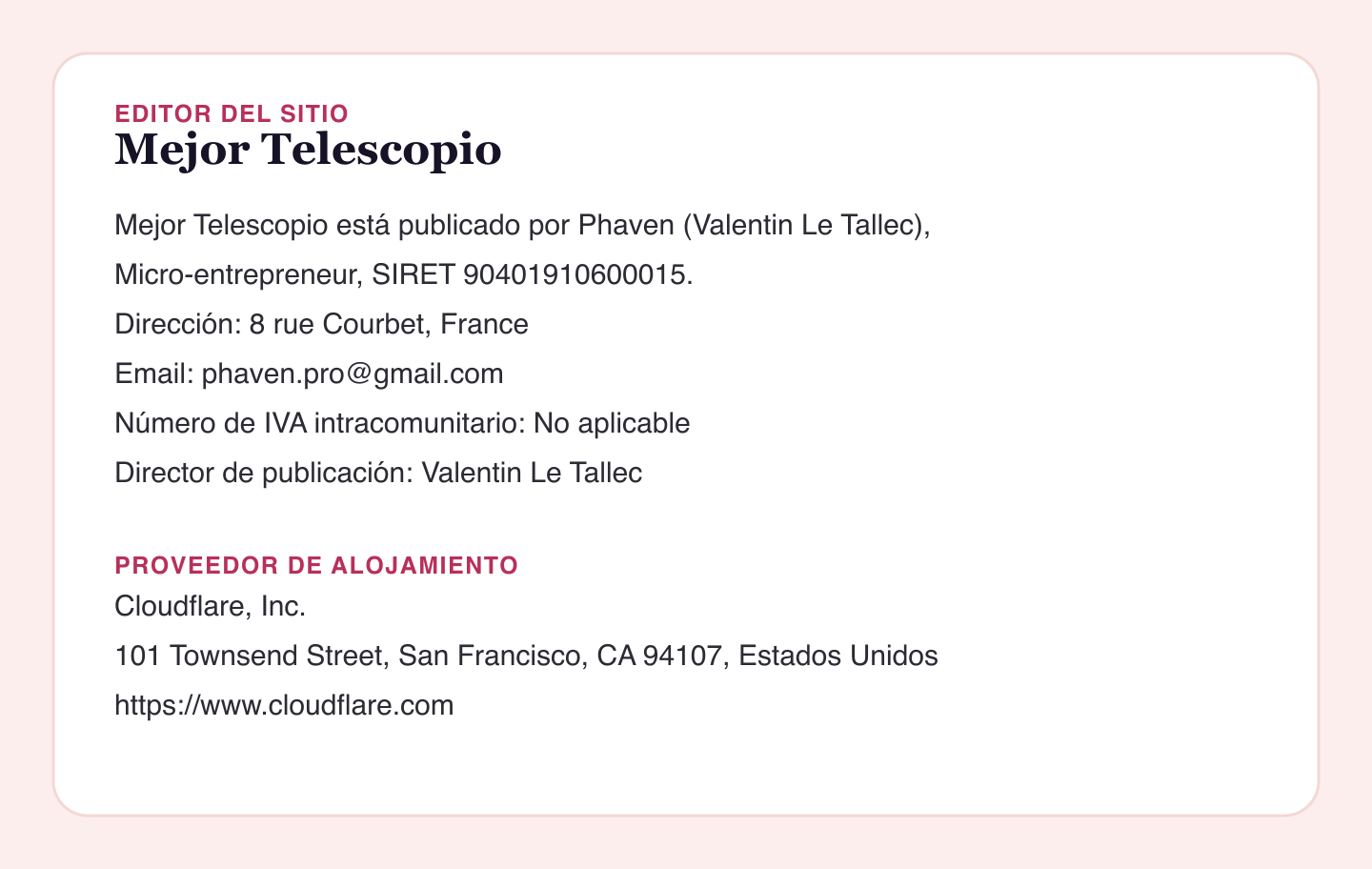 Editor del sitio